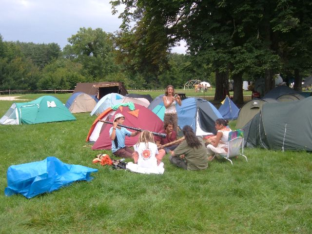au camping