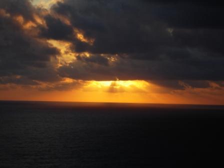 5h00 du matin,Cap Bayron, le point géorgraphique le plus à l'est de l'Austarlie,c'est à cet endroit précis que les premiers rayons de soleils touchent le pays, moment magique.