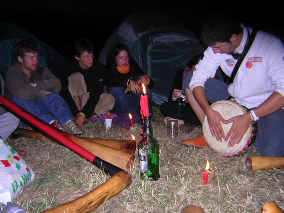 au camping aussi cette nuit