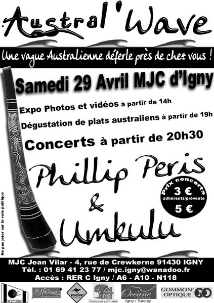 Affiche concert AustralWave